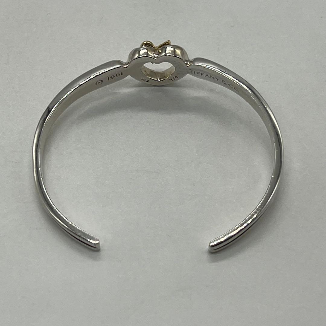 Tiffany & Co. Heart Ribbon Bangle YG