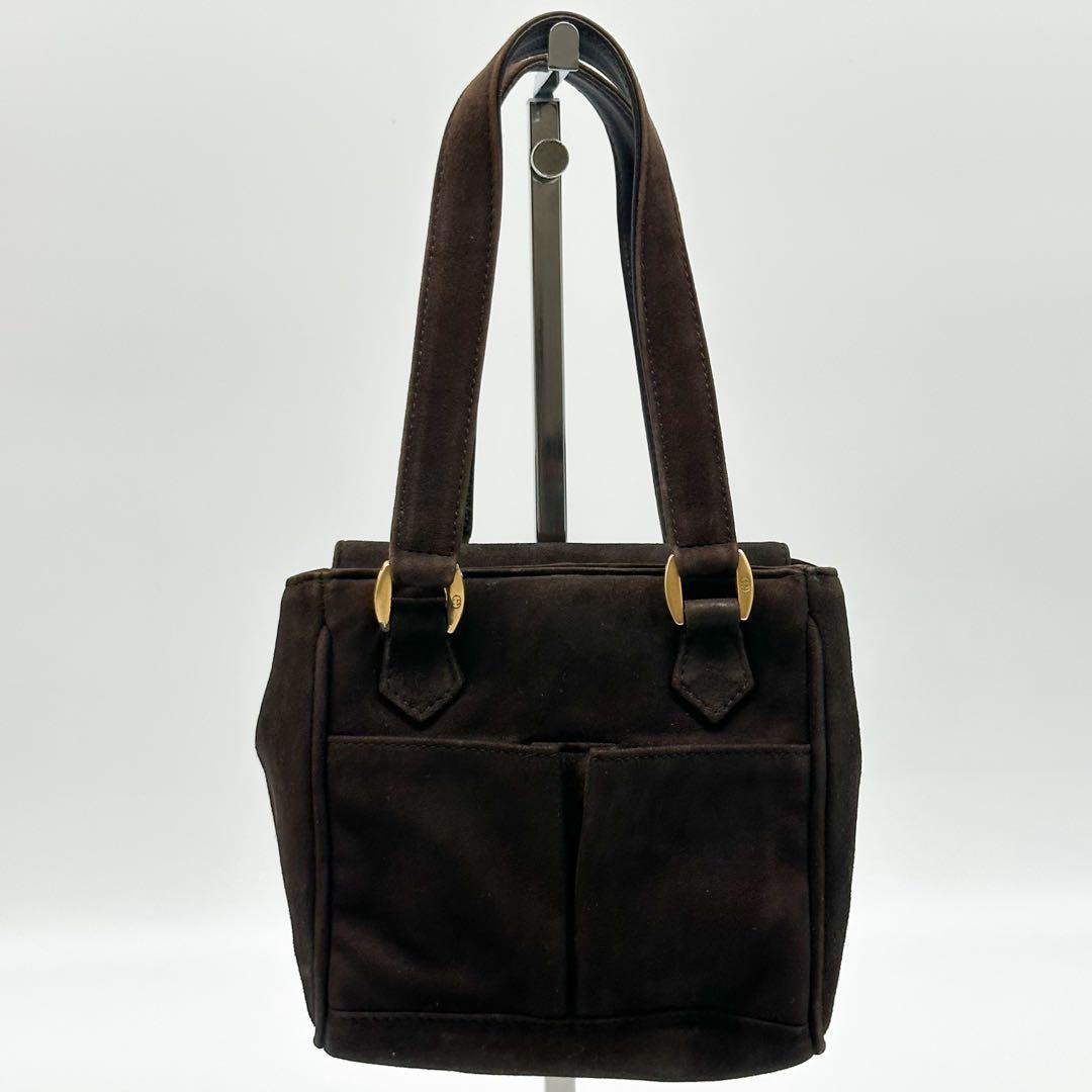 Gucci Vintage Suede Small Compact 2-Way Mini Shoulder — view 2