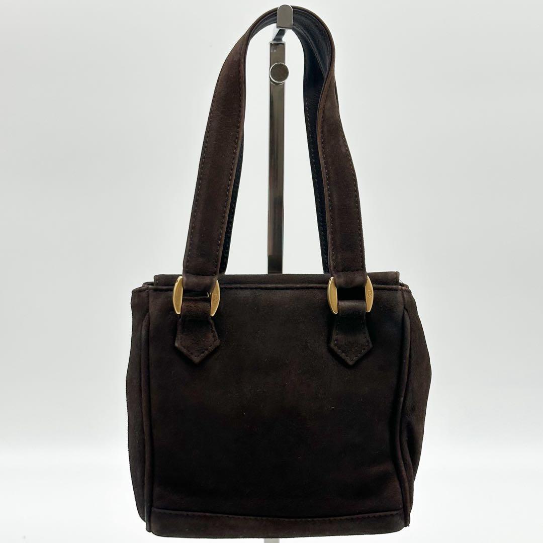 Gucci Vintage Suede Small Compact 2-Way Mini Shoulder — view 3