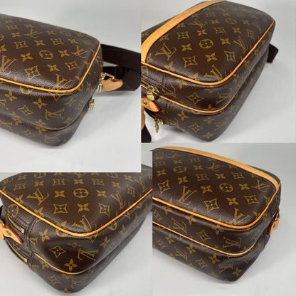 Louis Vuitton Monogram Reporter PM Shoulder Bag — view 7