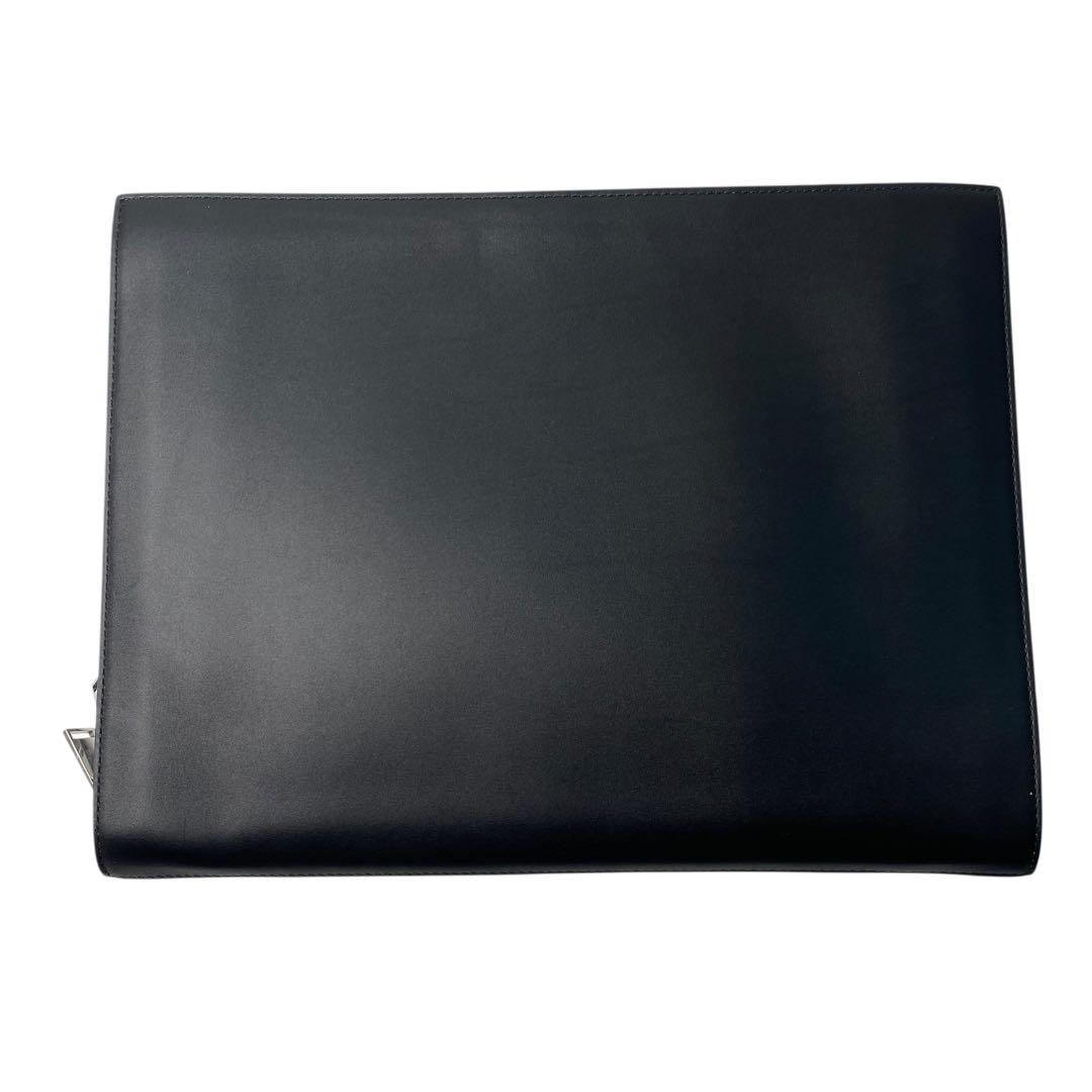 Bottega Veneta Croco Leather Document Clutch