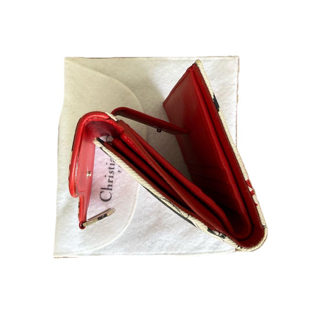 Dior Hardcore Record Print Bifold Wallet — view 2