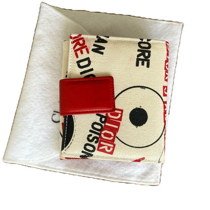 Dior Hardcore Record Print Bifold Wallet — view 3