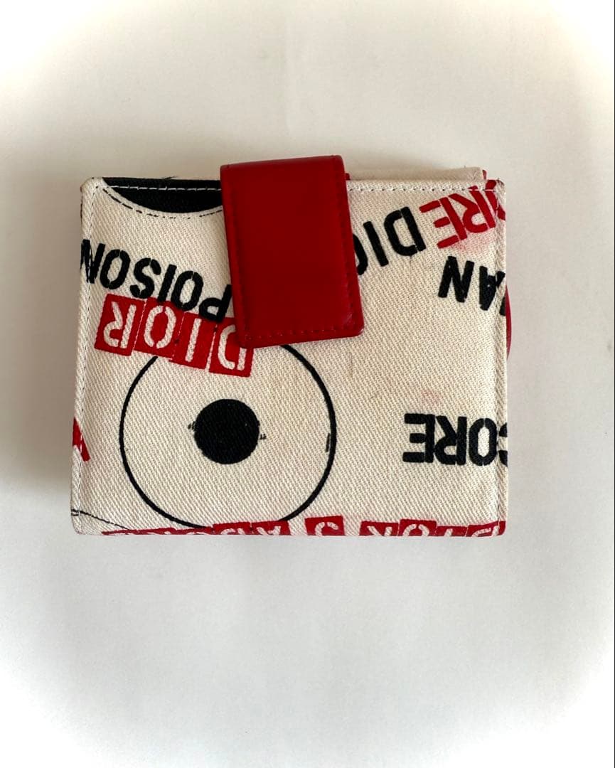 Dior Hardcore Record Print Bifold Wallet — view 6