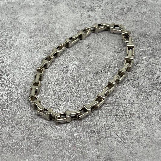 Tiffany & Co Tiffany T Narrow Chain Bracelet Vintage 17