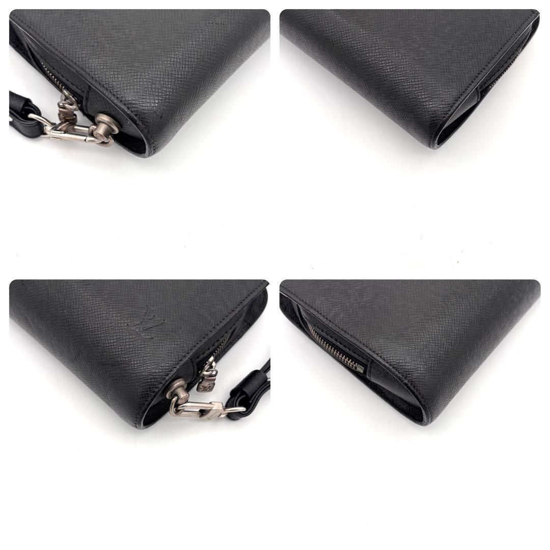Louis Vuitton Taiga Baikal Clutch Ardoise — view 7