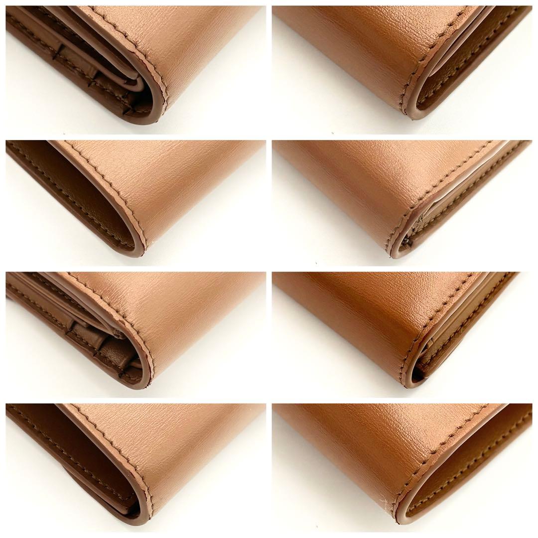 Celine Wallet Triomphe Small Flap Brown — view 7