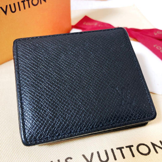 Louis Vuitton Taiga Coin Case Porte Monet Boite Coin Purse