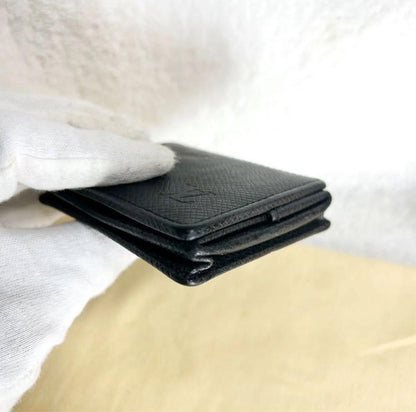 Louis Vuitton Taiga Coin Case Porte Monet Boite Coin Purse