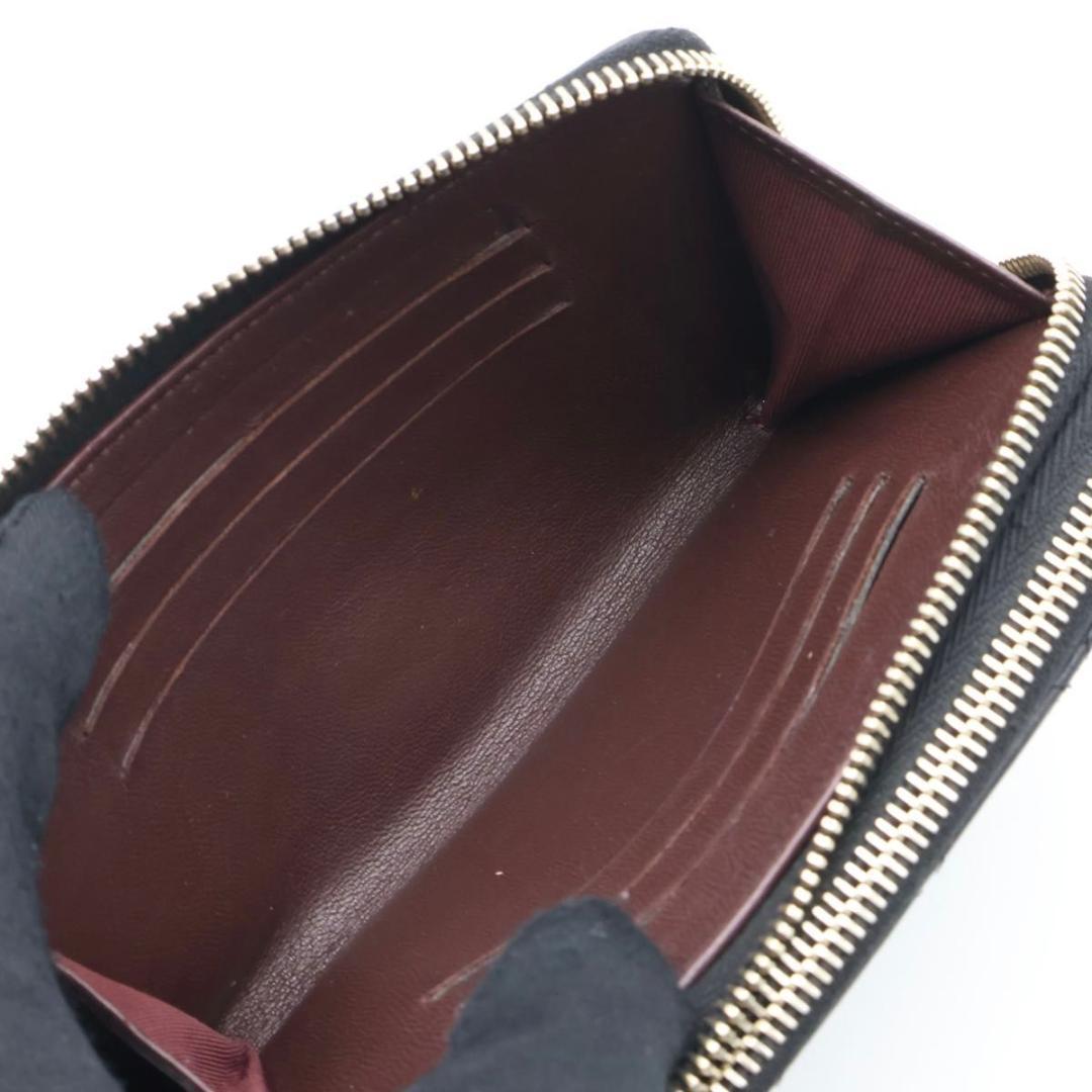 Chanel Lambskin Quilted Zip Wallet Black — view 5