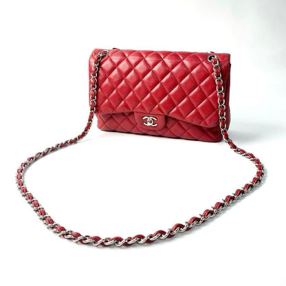 Chanel Double Flap Matelasse Shoulder Bag Turnlock