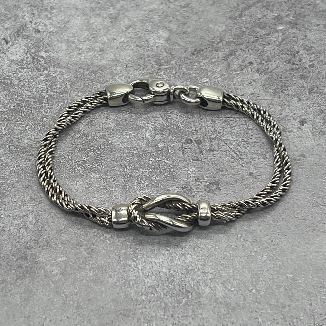 Tiffany & Co Double Rope Center Knot Bracelet