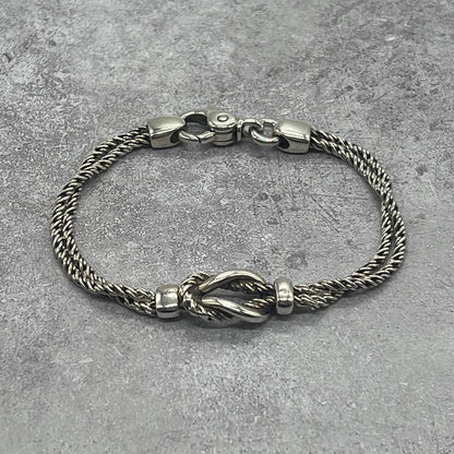 Tiffany & Co Double Rope Center Knot Bracelet