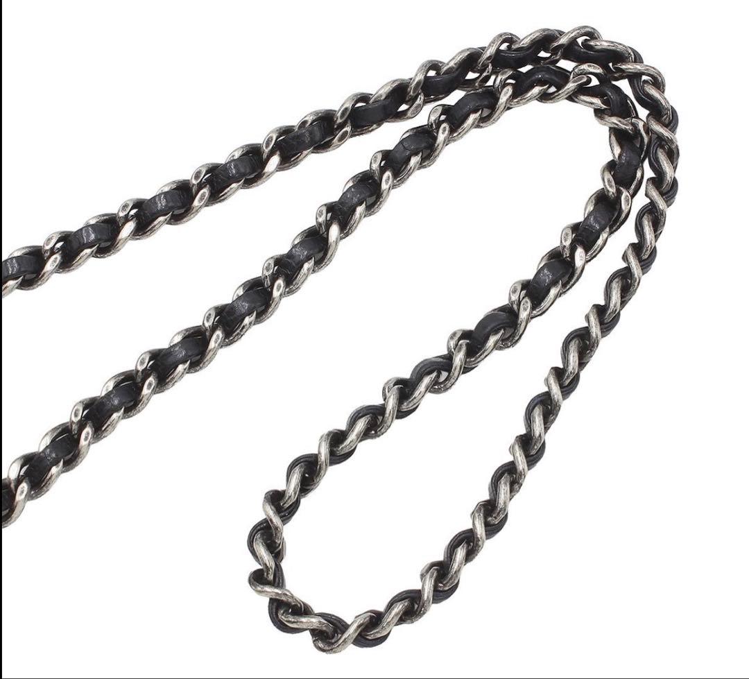 Chanel Boy Caviar Leather Chain Wallet Shoulder Bag — view 5