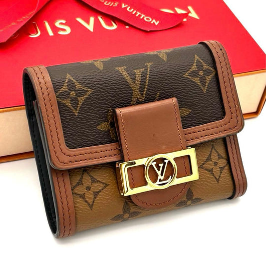 Louis Vuitton Wallet Monogram Reverse Dauphine Brown