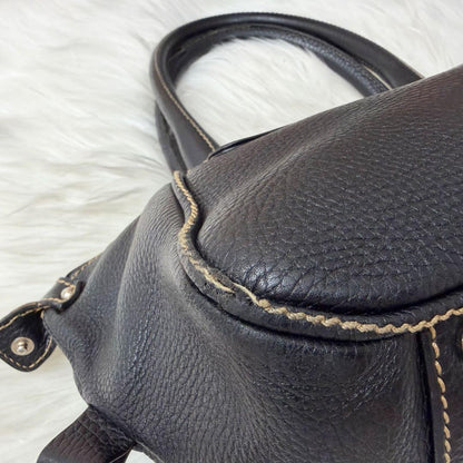 Chanel Leather Mini Boston Bag — view 7