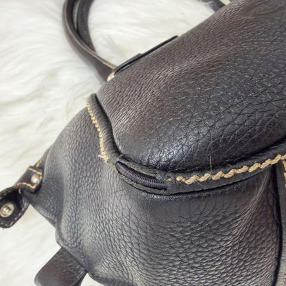 Chanel Leather Mini Boston Bag — view 9