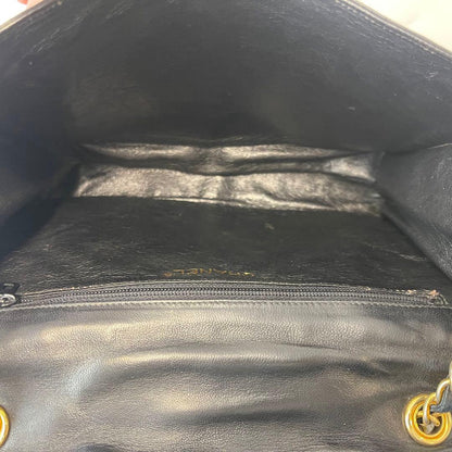 Chanel Vintage Quilted CC Logo Black — view 9