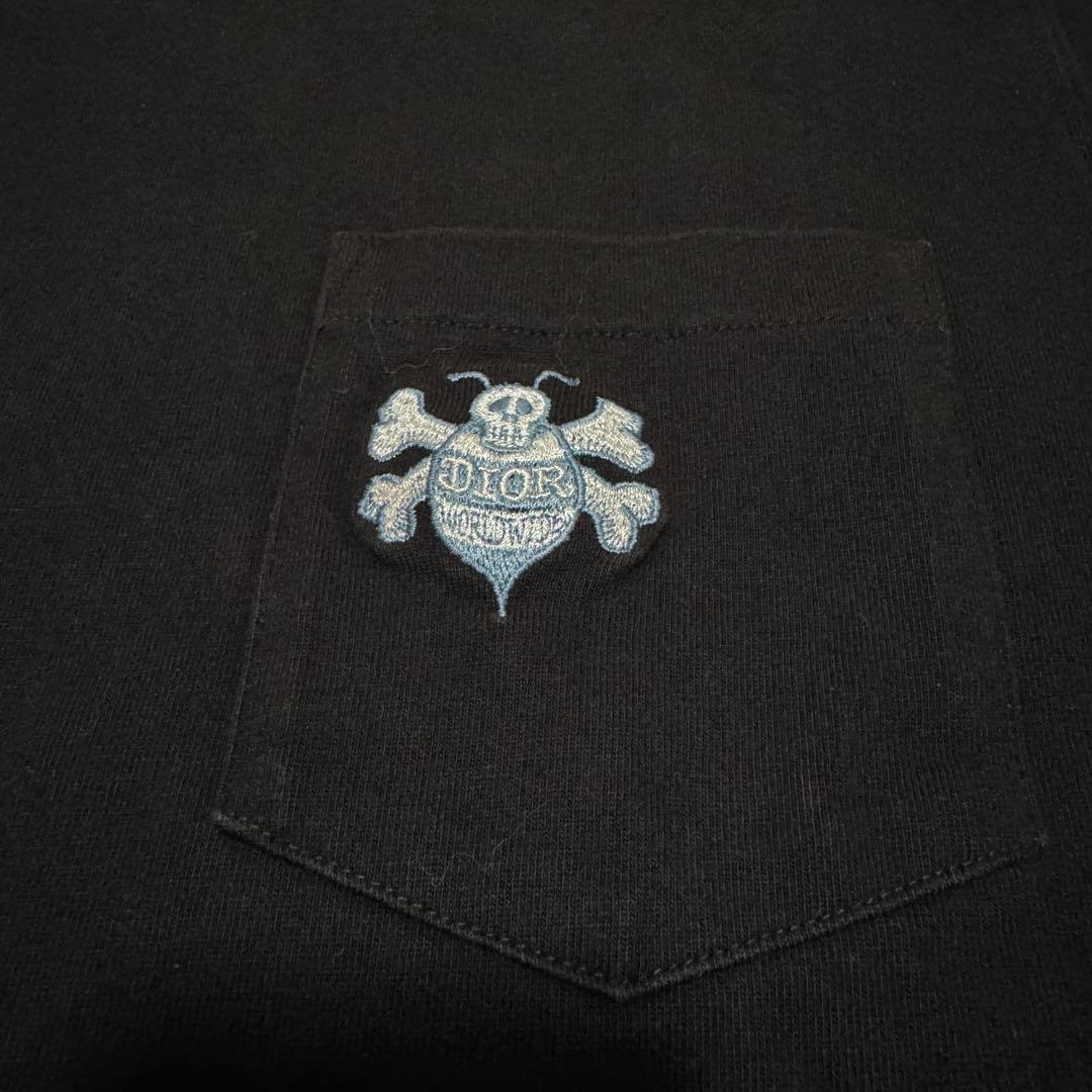 Dior Bee Embroidery Shawn Stussy Short Sleeve Shirt — view 5