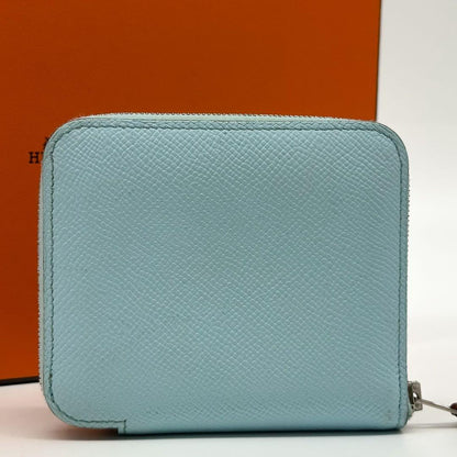 Hermes Azap Compact Silk in Round Veau Coin Purse — view 3