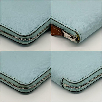 Hermes Azap Compact Silk in Round Veau Coin Purse — view 5
