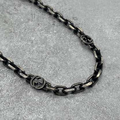 Gucci Interlocking Chain Necklace Aging Processing