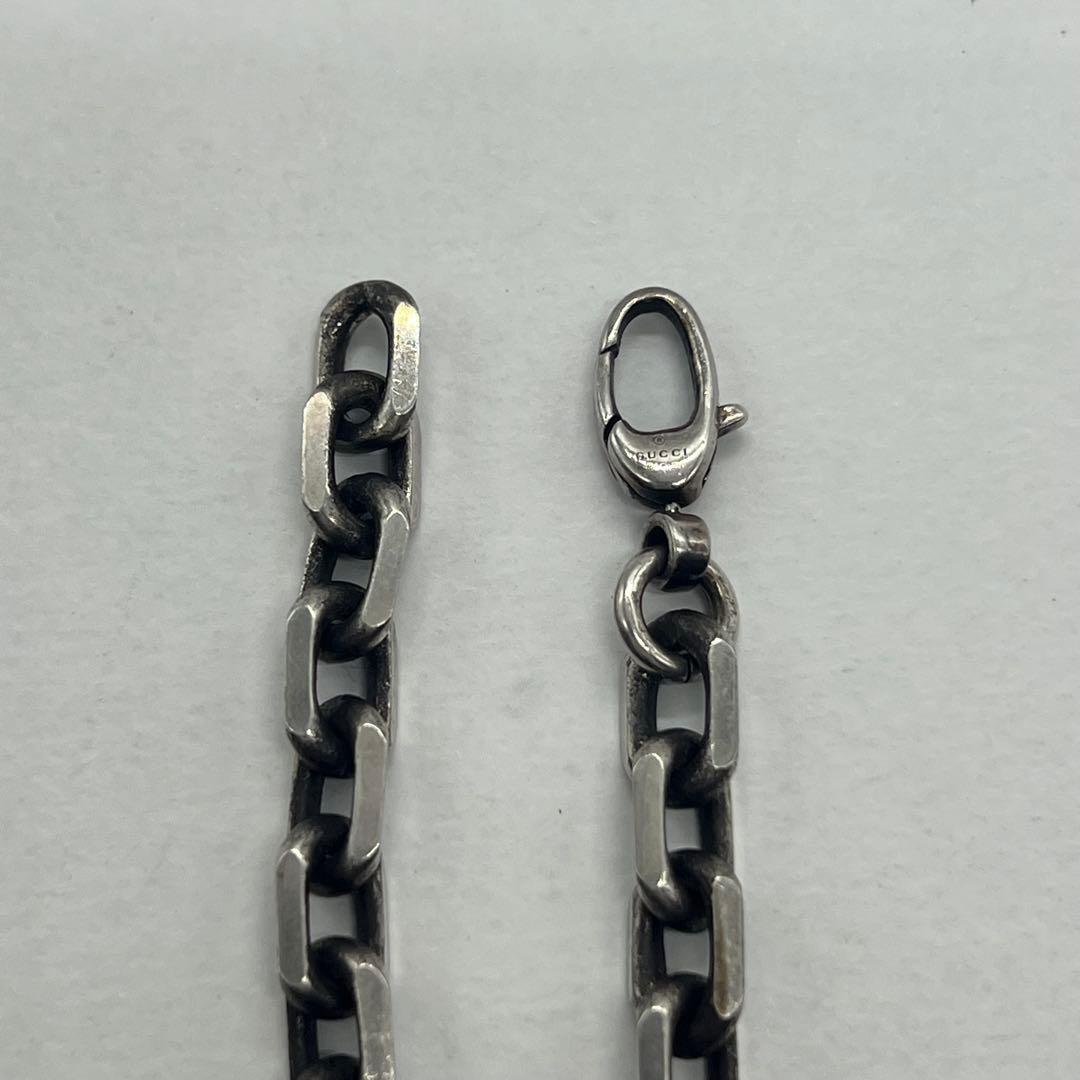 Gucci Interlocking Chain Necklace Aging Processing — view 3