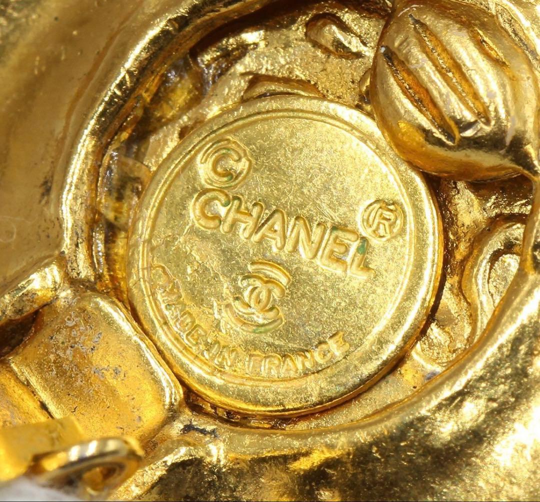 Chanel Coco Mark Logo Round Earring