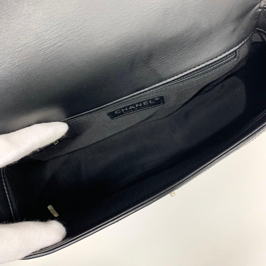 Chanel Quilted CC Logo Calfskin Top Handle — view 6