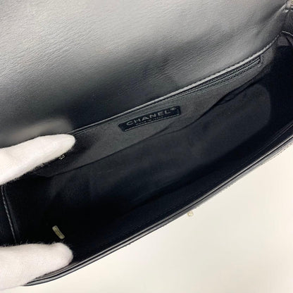 Chanel Quilted CC Logo Calfskin Top Handle — view 6