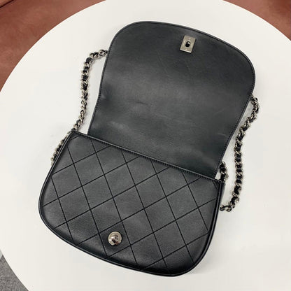 Chanel Quilted CC Logo Calfskin Top Handle — view 7