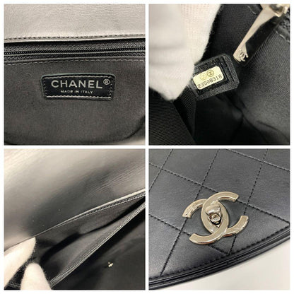 Chanel Quilted CC Logo Calfskin Top Handle — view 8