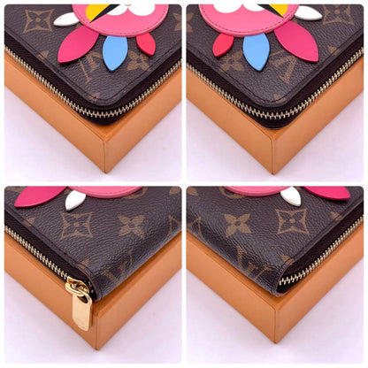 Louis Vuitton Monogram Brea Bird Zippy Wallet Brown — view 8