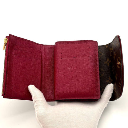 Louis Vuitton Portefeuille Arianne Monogram Fuchsia Brown Wallet — view 4