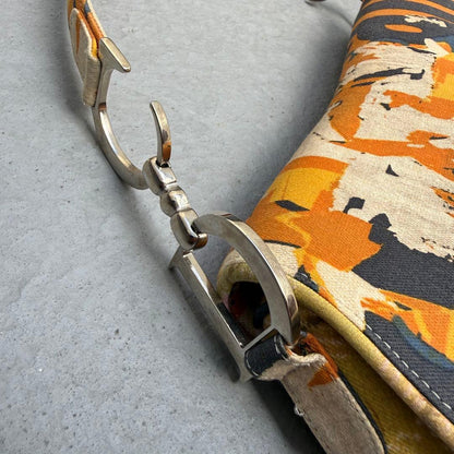 Dior Galliano Saddle Shoulder Bag Multicolor — view 6