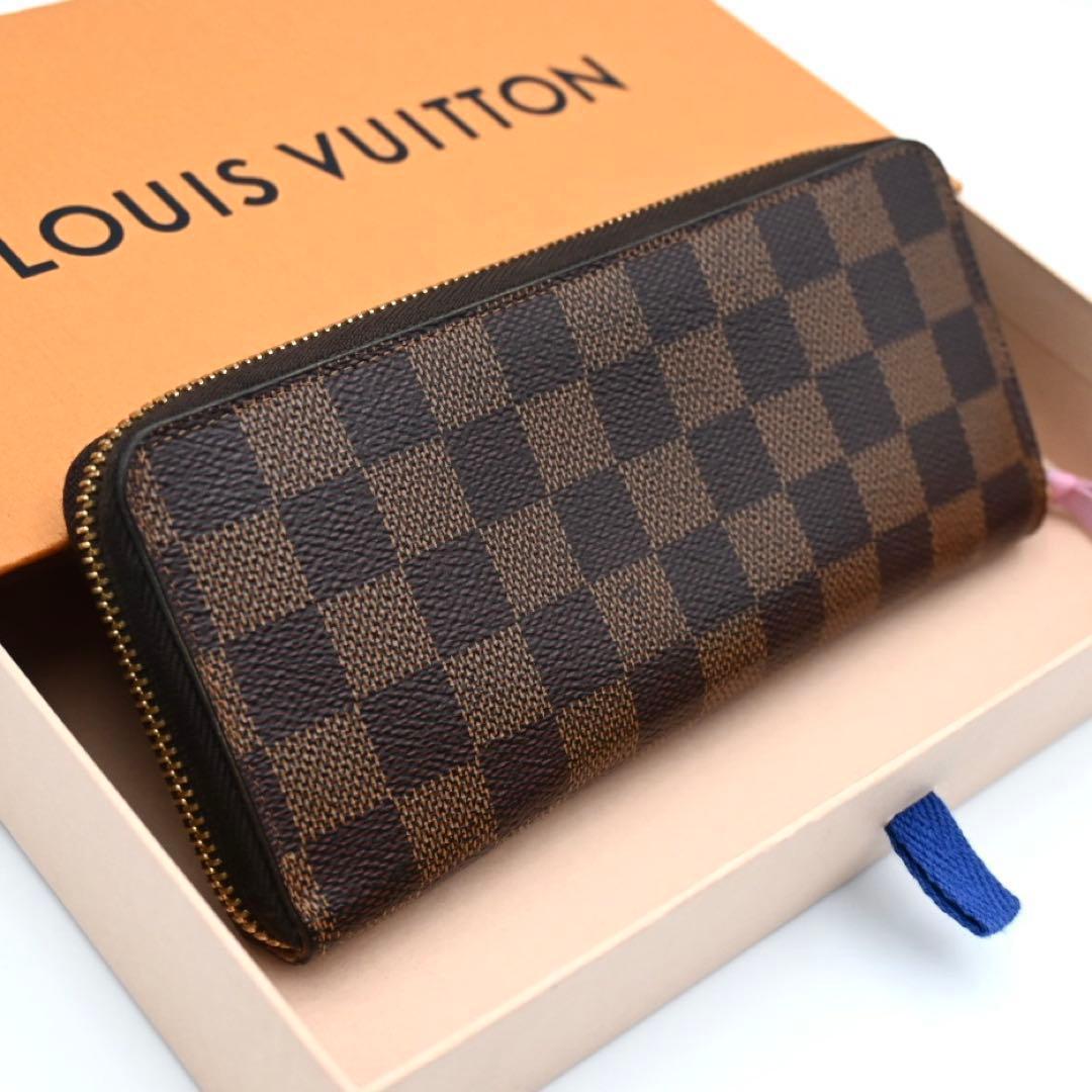 Louis Vuitton Damier Ebene Portefeuille Clemence Wallet Brown — view 2