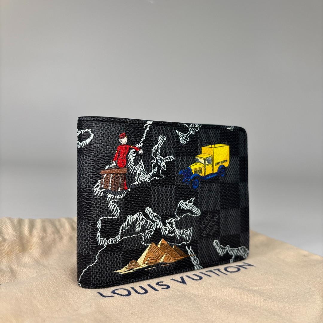 Louis Vuitton Portefeuille Calf Bifold Wallet — view 3