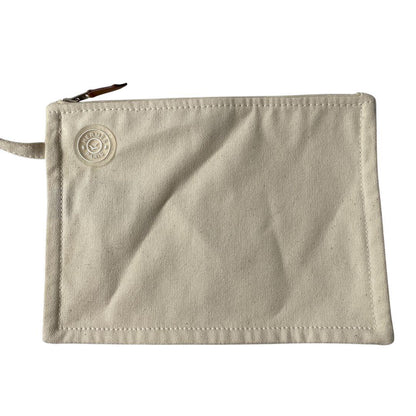 Hermes Cannes MM Canvas Tote with Pouch