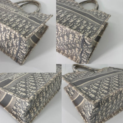 Christian Dior Book Tote Medium Oblique Gray