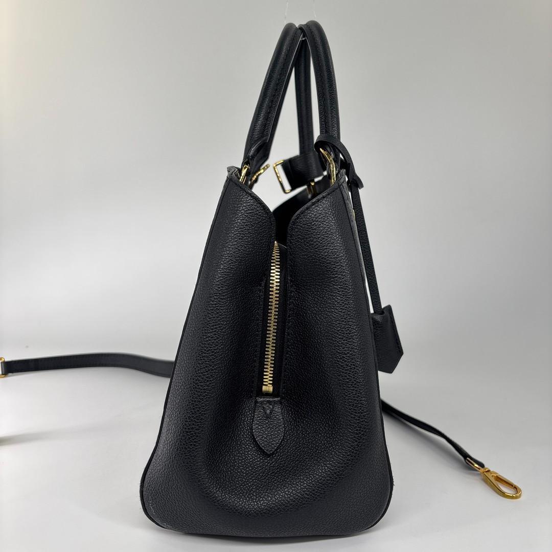 Louis Vuitton Monogram Empreinte Montaigne MM Handle Handbag — view 4