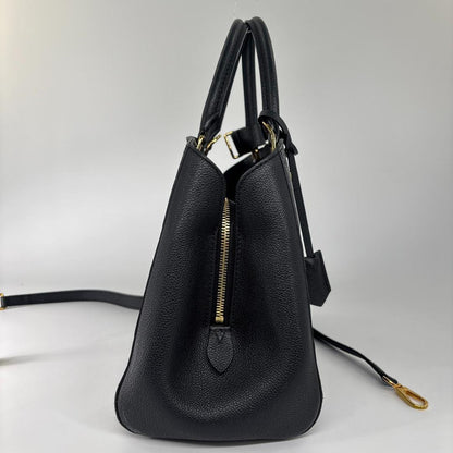 Louis Vuitton Monogram Empreinte Montaigne MM Handle Handbag — view 4