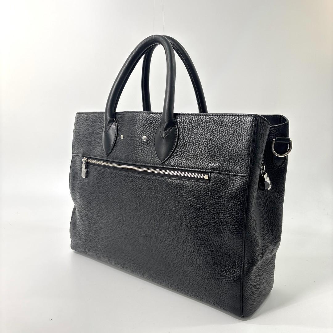 Louis Vuitton Super Taurillon Cabas Business Bag Black — view 2