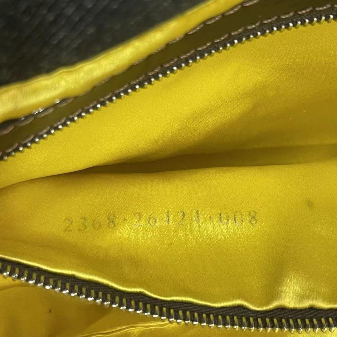 Fendi Denim Flower Embroidery Baguette Bag — view 8