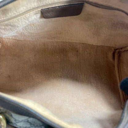 Gucci GG Sherry Line Boston Bag Brown Leather — view 5