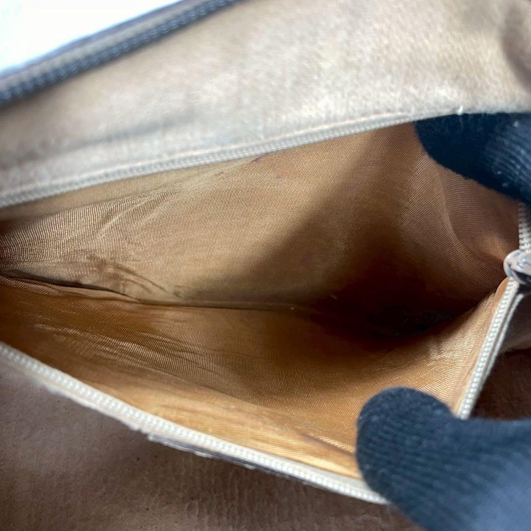 Gucci GG Sherry Line Boston Bag Brown Leather — view 6