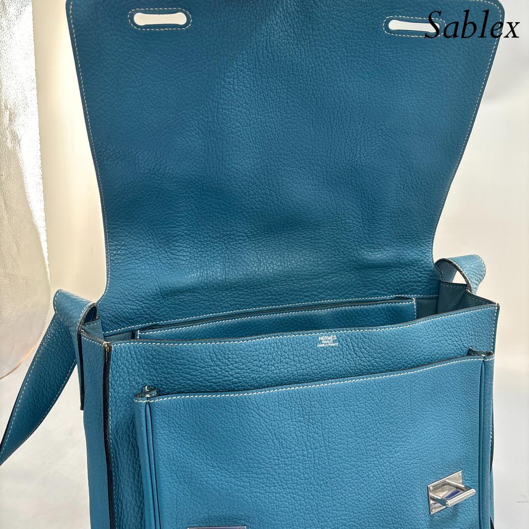 Hermes Steve Besace 35 Shoulder Bag Taurillon Clemence