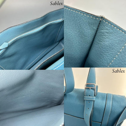 Hermes Steve Besace 35 Shoulder Bag Taurillon Clemence