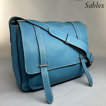 Hermes Steve Besace 35 Shoulder Bag Taurillon Clemence