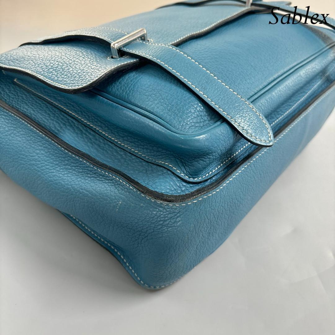 Hermes Steve Besace 35 Shoulder Bag Taurillon Clemence