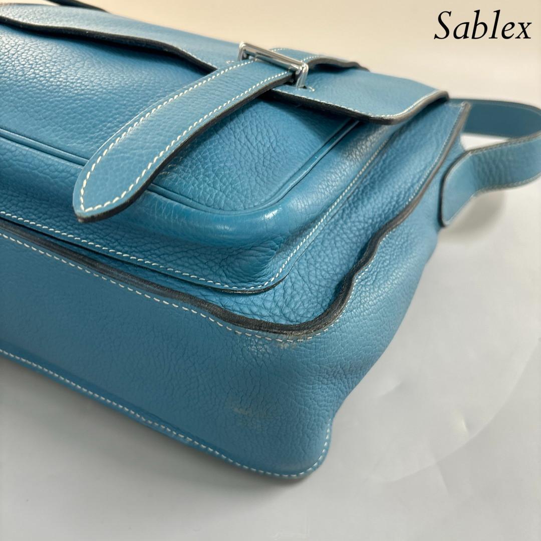 Hermes Steve Besace 35 Shoulder Bag Taurillon Clemence